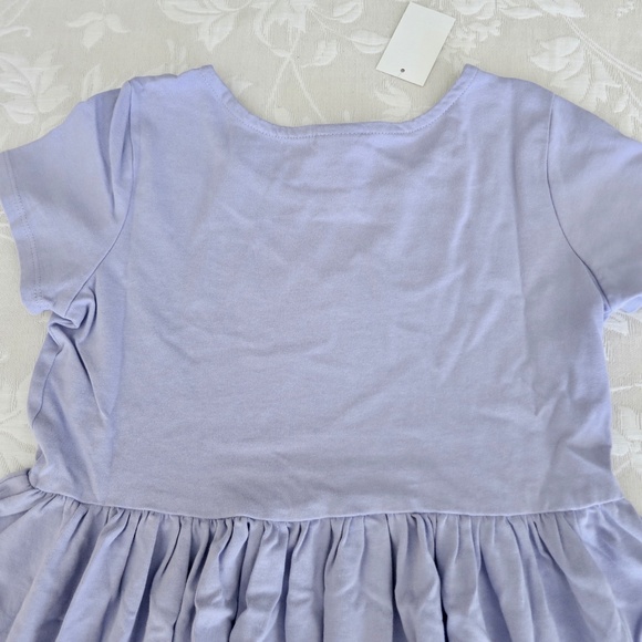 NWT Hanna Andersson Lavender Short Sleeve Dress Size 10 - Picture 8 of 9